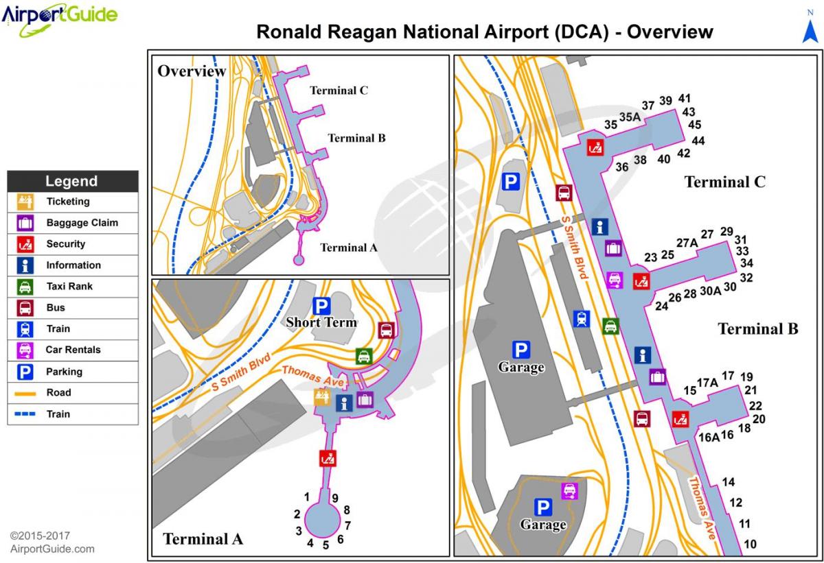 washington national airport mapu