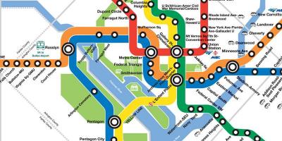 Nové dc metro mapu