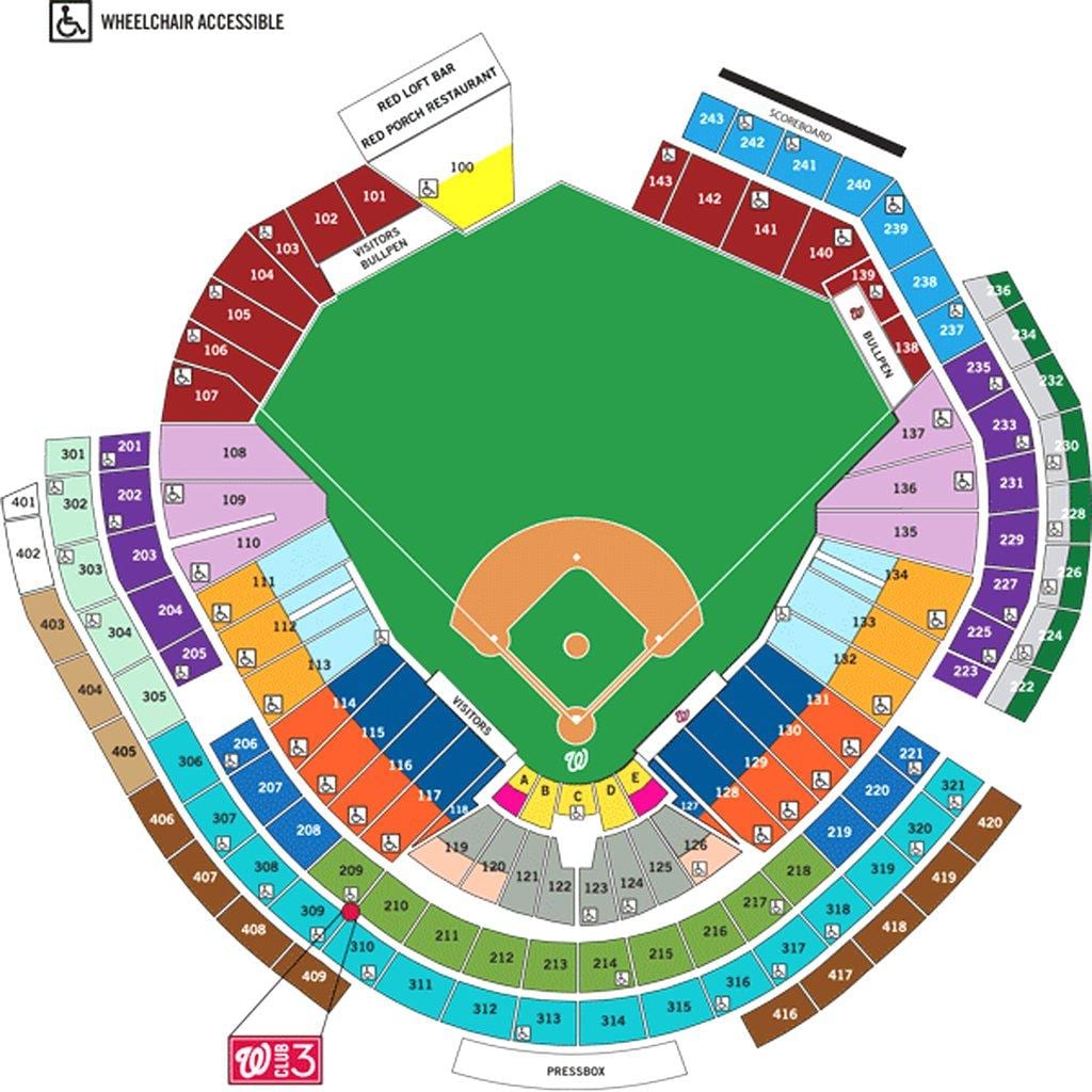 washington nationals ihrisku mapu