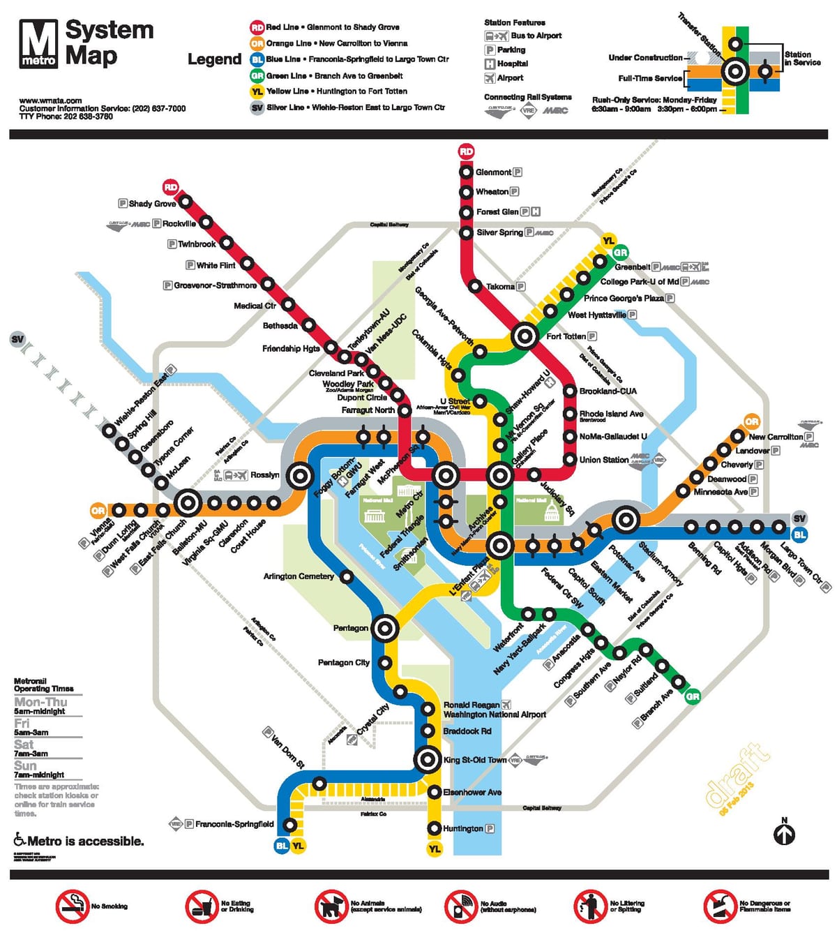 washington dc metro mapu