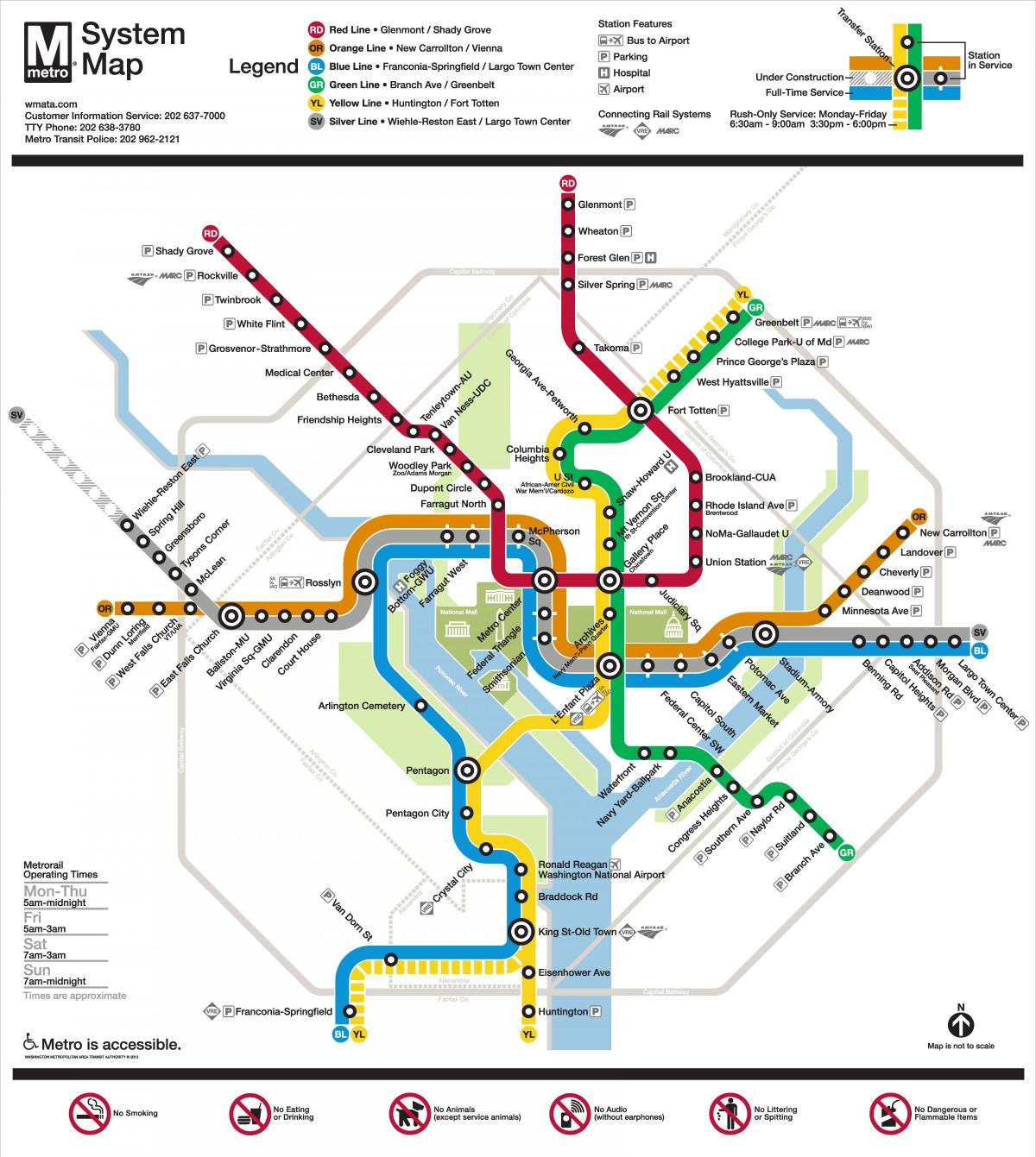 washington dc metro mapu silver line
