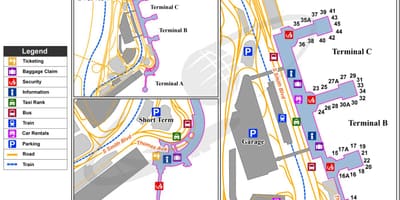Mapa dca terminálu