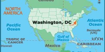 Washington na mape sveta