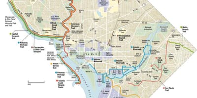 Mapu washington dc bicykli